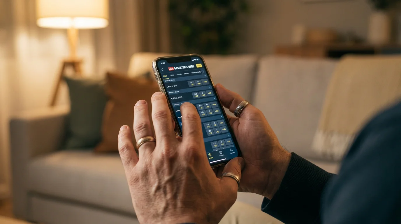 Apuestas NBA desde el móvil con ventajas y riesgos del mobile betting