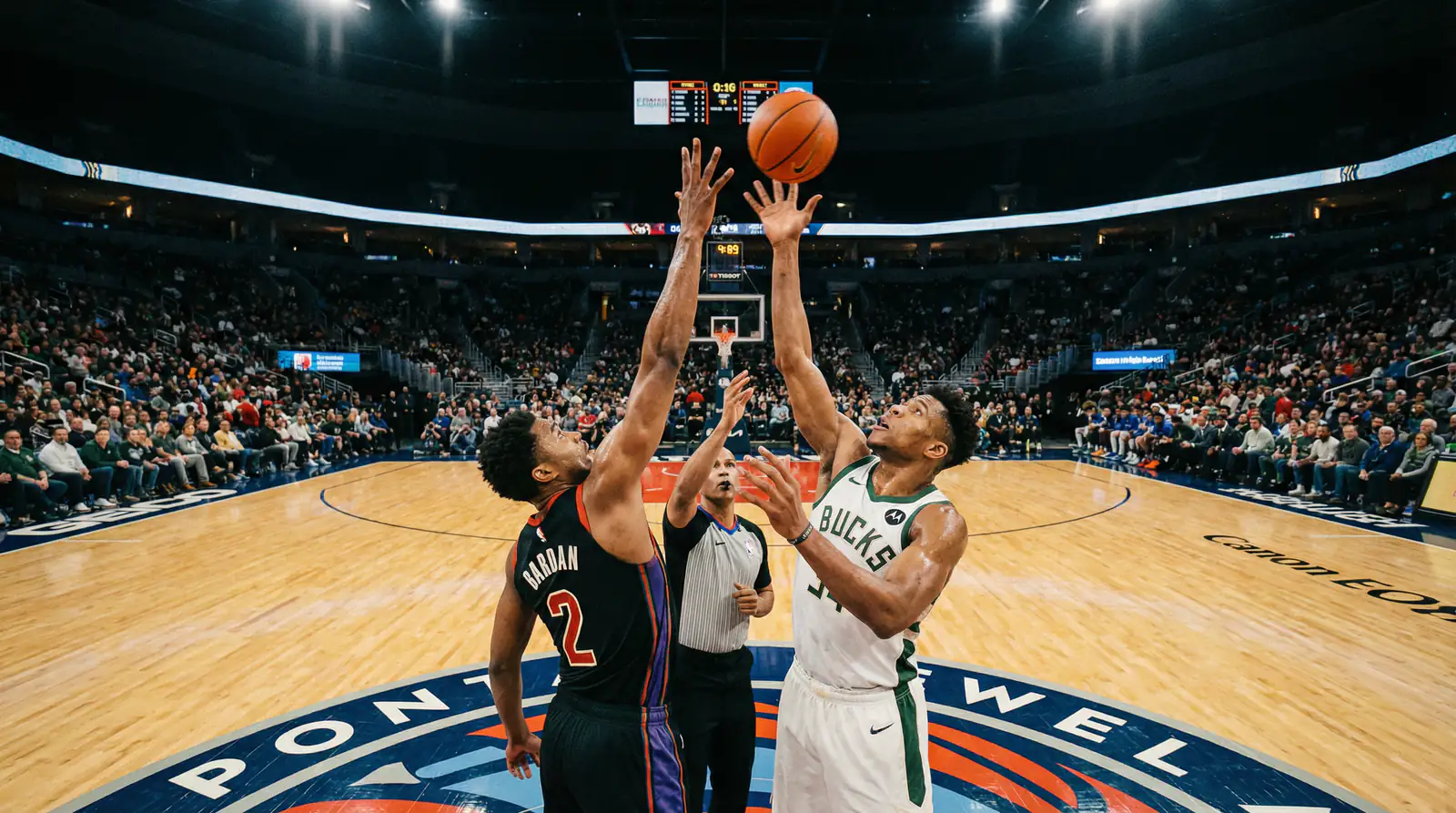 Apuestas al primer anotador en la NBA con cuotas altas y análisis de tip-off